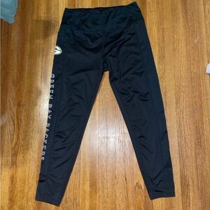 Green Bay packers Black Leggings